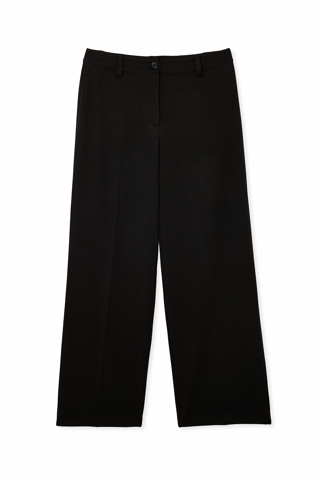 Gerade Anzughose mit niedriger Taille