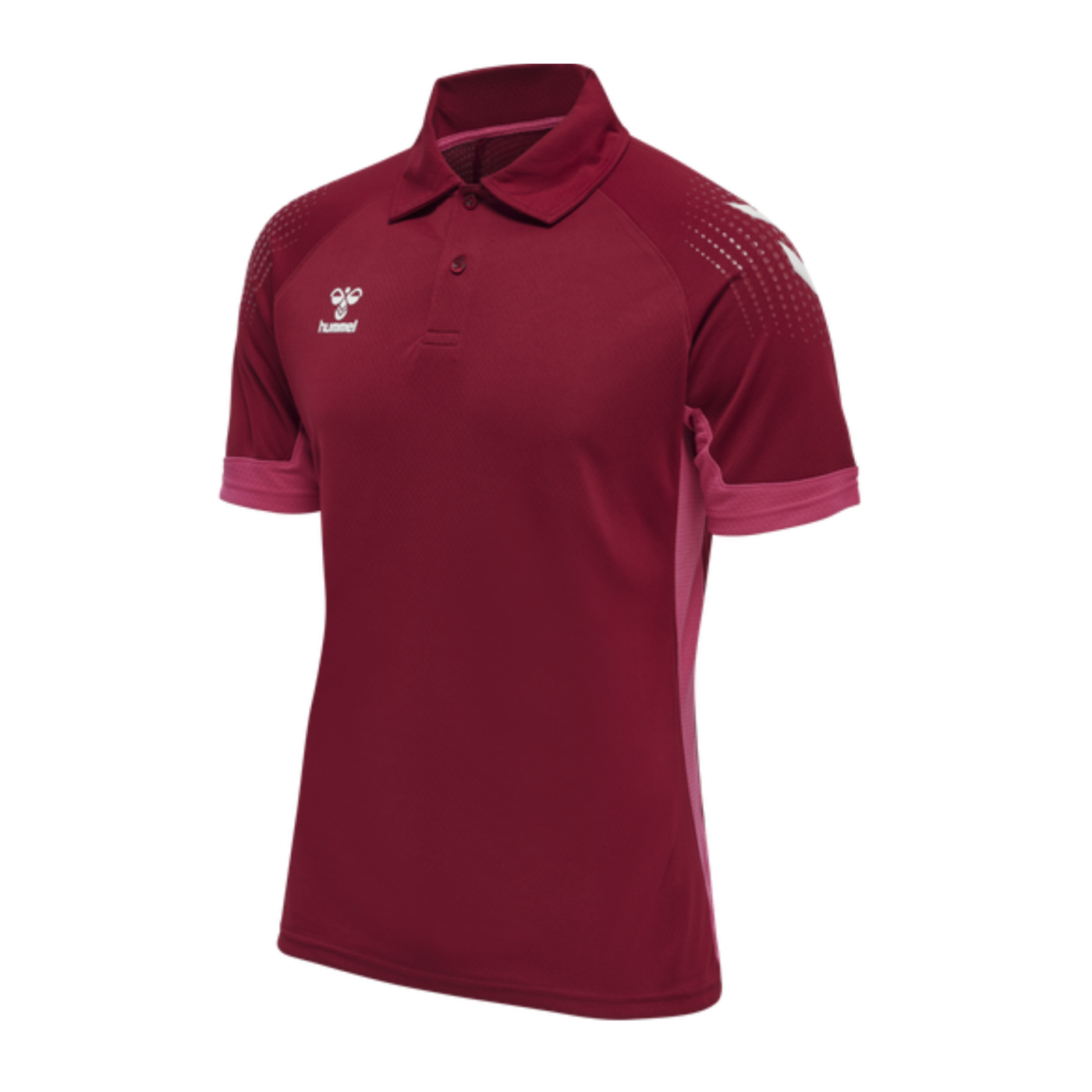 Hummel hmlLEAD Functional Poloshirt Rot F3584