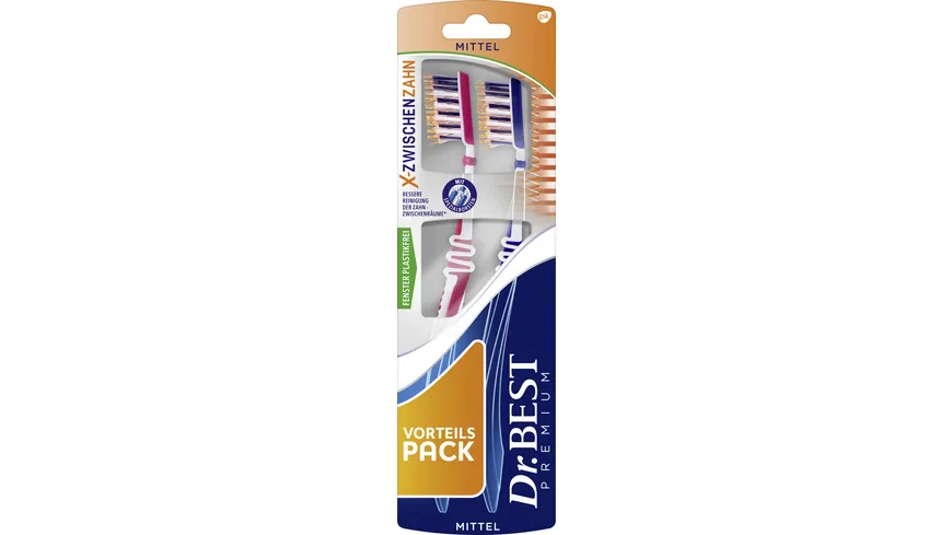 Dr.BEST X-Zwischenzahn DoPa mittel Zahnbürste