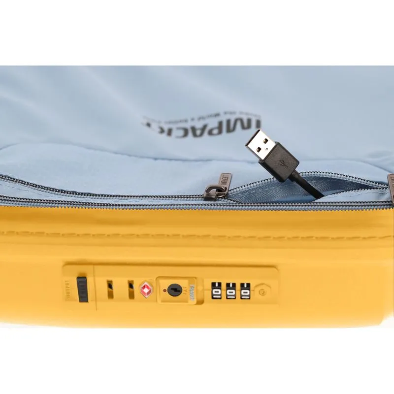 IMPACKT IP1 Kabinengepäck Trolley S mit USB Port - Sunset yellow