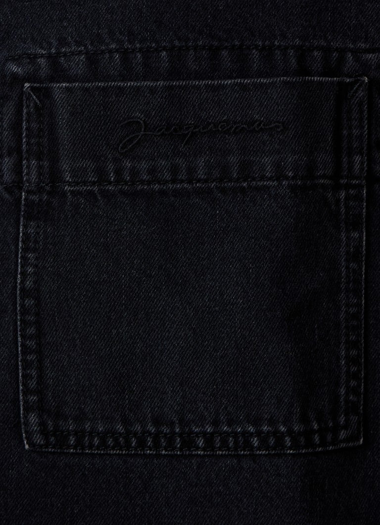 Sobretudo jeans Jacquemus com bolso no peito