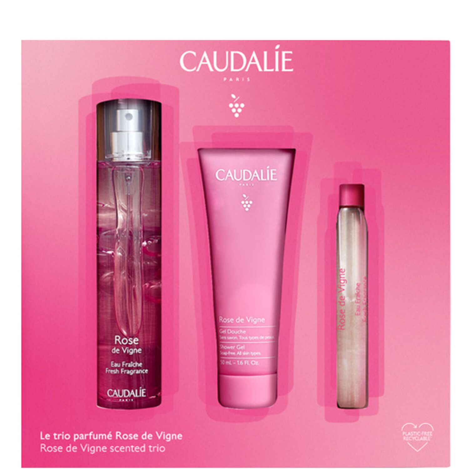 Caudalie Rose de Vigne Coffret Trio Parfumé