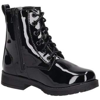 Puccetti Schnür Boots in schwarz
