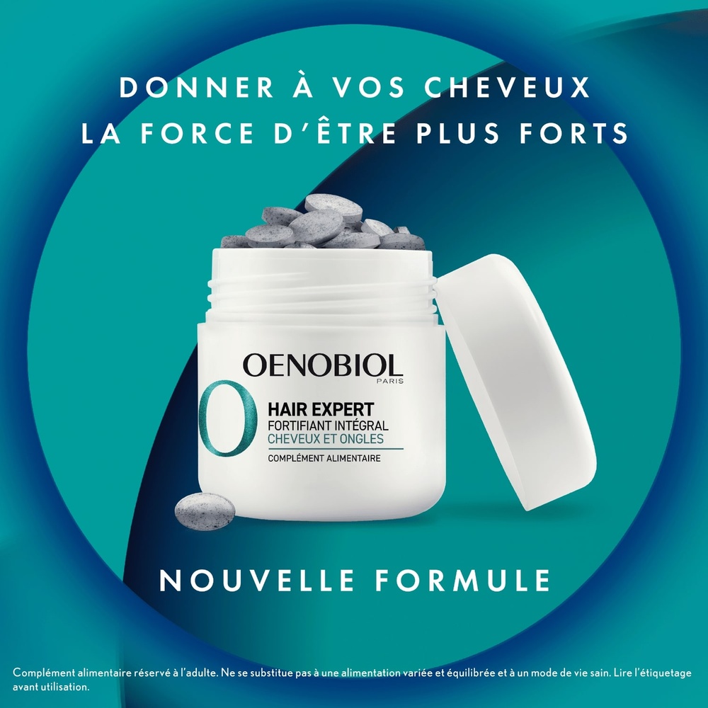 oenobiol Hair Expert Fortifiant Intégral Complément alimentaire Cheveux