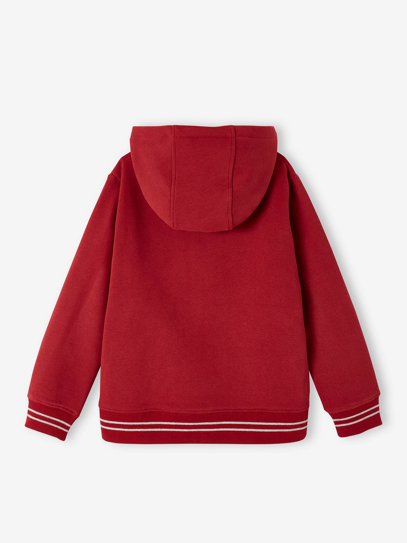Vertbaudet Jungen Sportjacke mit Kapuze - rot