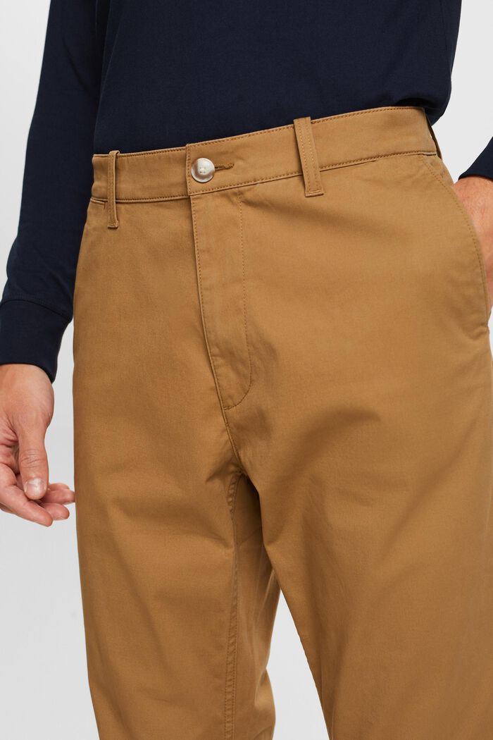 Gerade geschnittene Chino aus Baumwolltwill