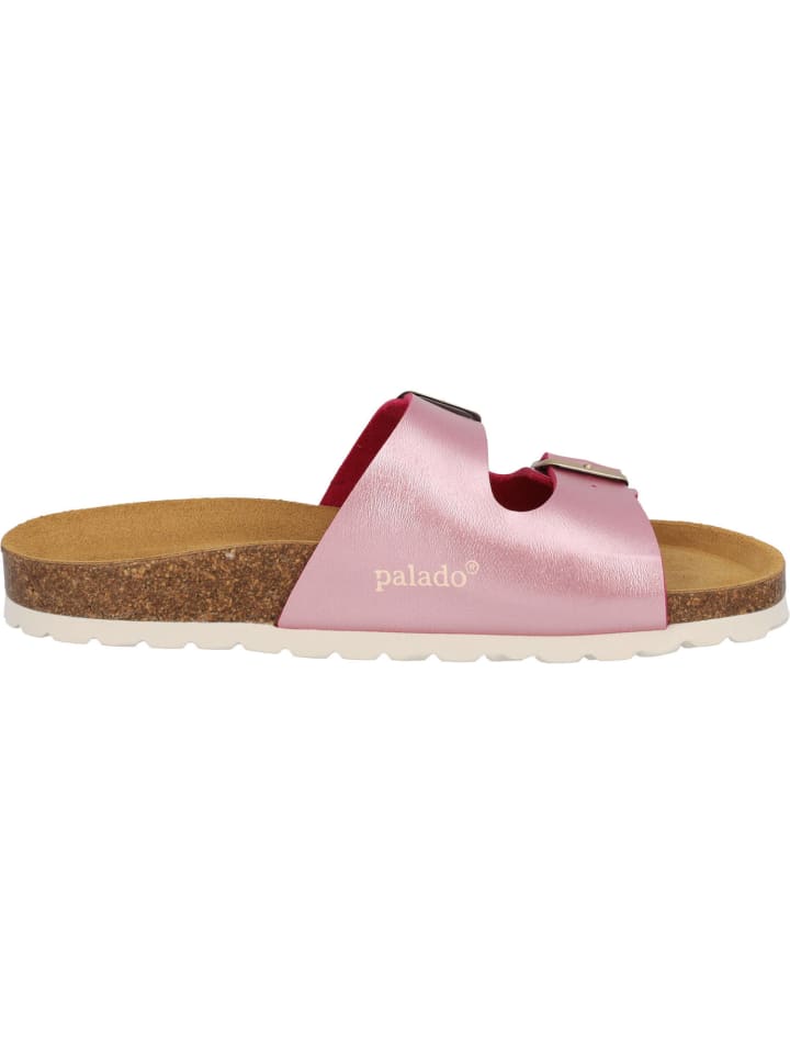 palado Pantoletten in Pink Metallic günstig kaufen