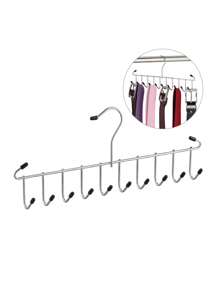 relaxdays Gürtelhalter in Silber günstig kaufen onesize