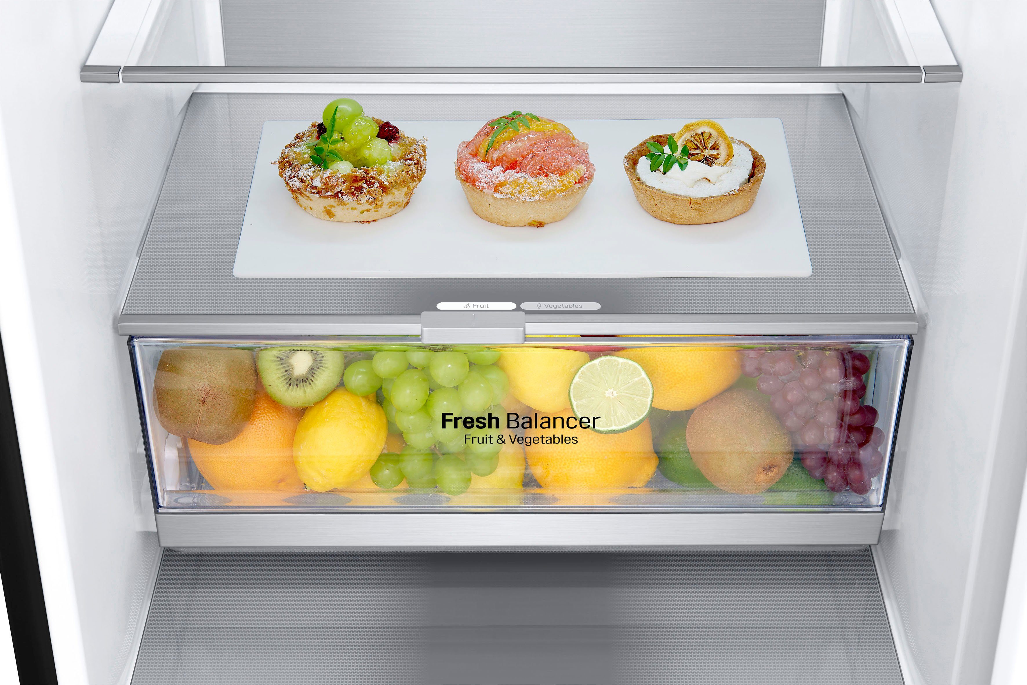 LG Kühl-/Gefrierkombination GBB92MCB1P, 203 cm hoch, 59,5 cm breit, nur 99kWh Jahresverbrauch