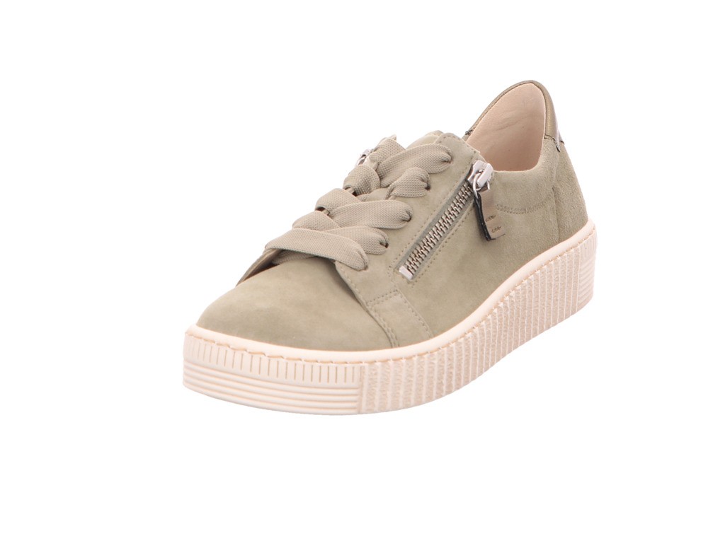 GABOR Freizeit Schnürer grün Gabor Fashion Sneaker low 43.334.11 grün