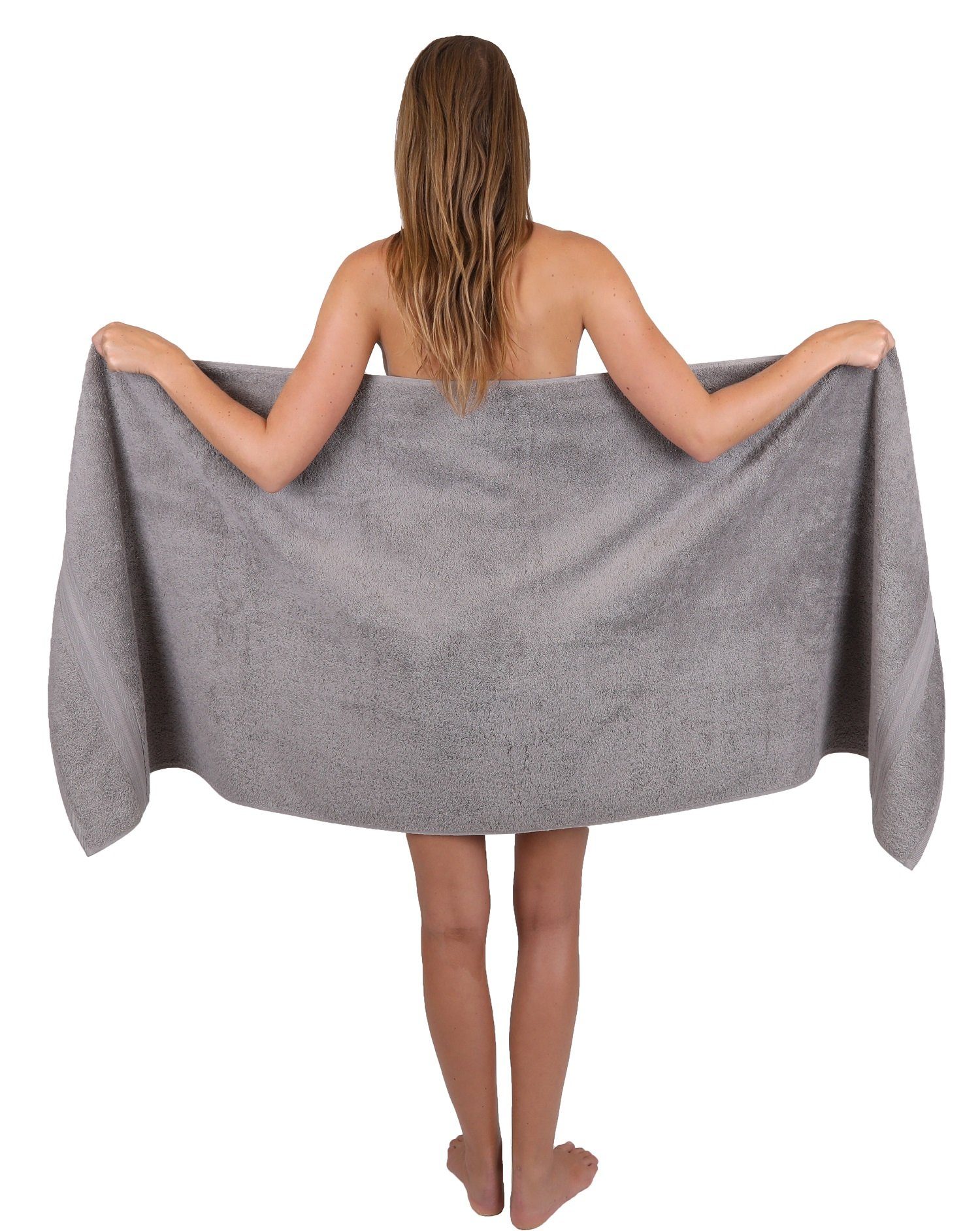 Betz Saunatuch 2 Stück Saunatücher GOLD Frottier XXL Größe 70x200 cm, 100% Baumwolle