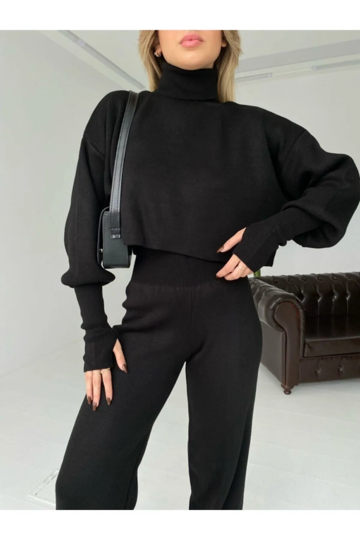 munora butik  Zweiteiler - Schwarz - Regular Fit