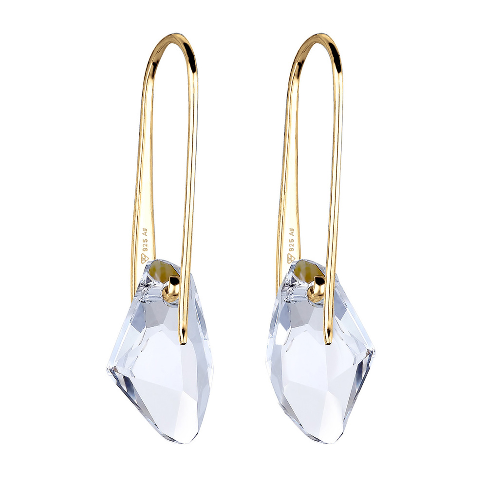 Elli Elli Boucles d'Oreilles Goutte Noble Trend avec Cristaux Boucles d'Oreilles Femme Boucles d'oreilles