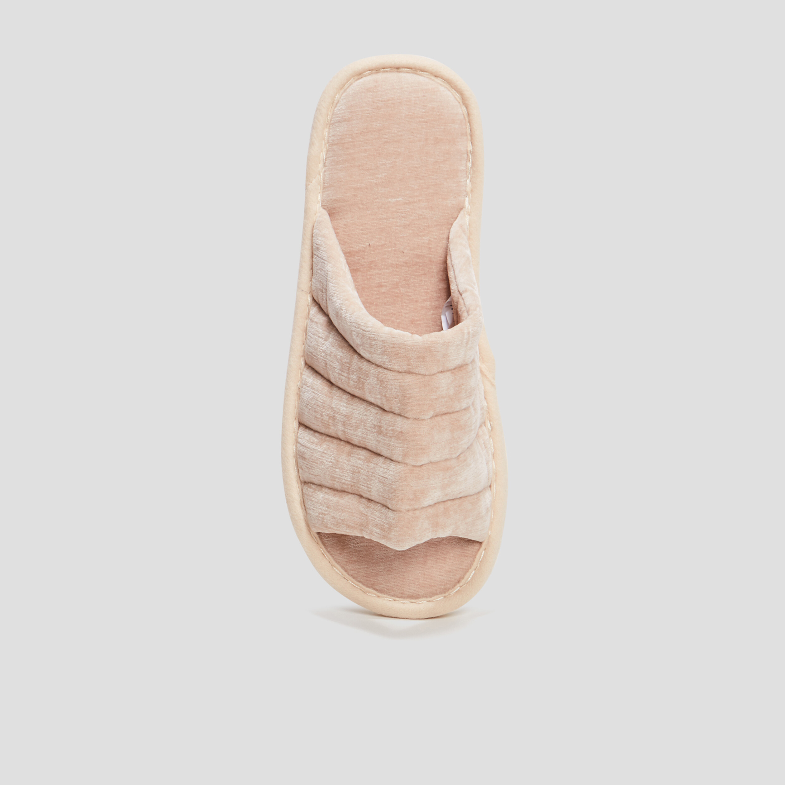 Chaussons mules rose champagne femme | La Halle