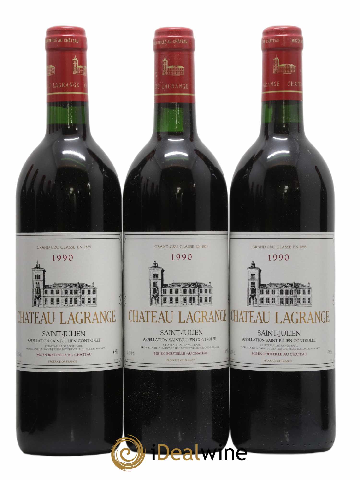 Château Lagrange 3ème Grand Cru Classé  1990 - Lot de 12 Bouteilles