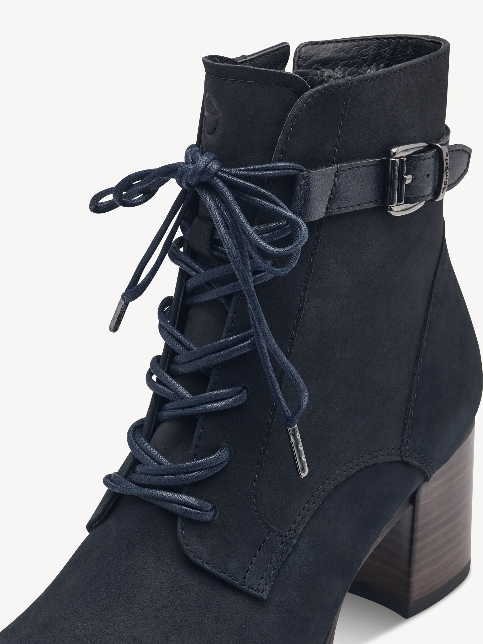 Bottine en cuir - bleu