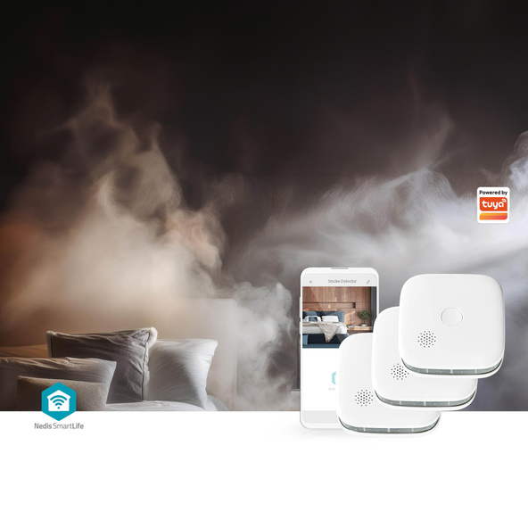 3 x 10 Jahres Rauchmelder, WIFIDS21WT3, SmartLife