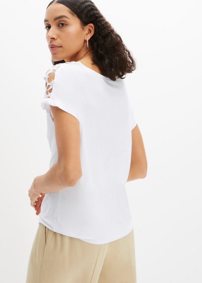 Shirt mit Spitze