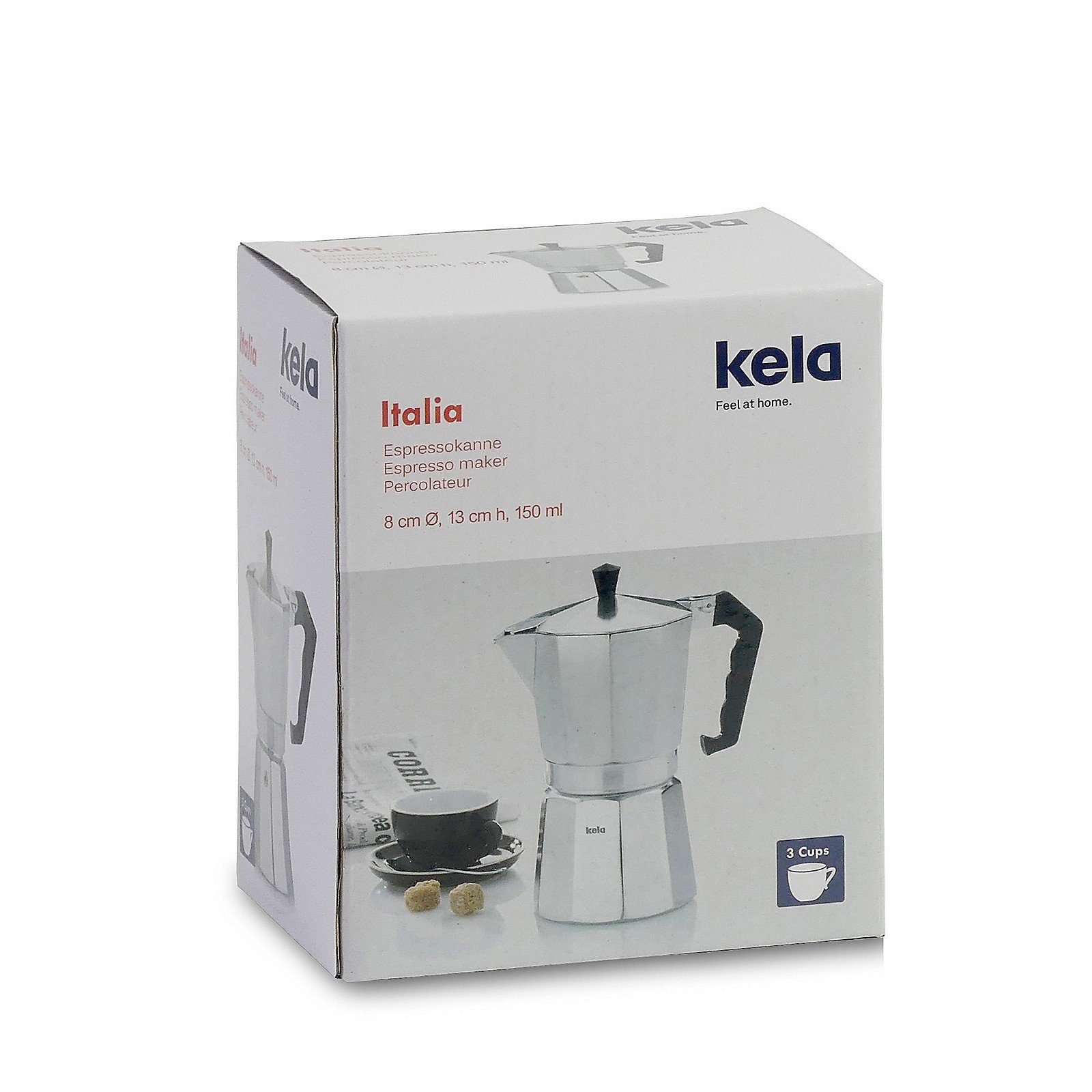 kela Espressokocher Italia, für 3 Tassen