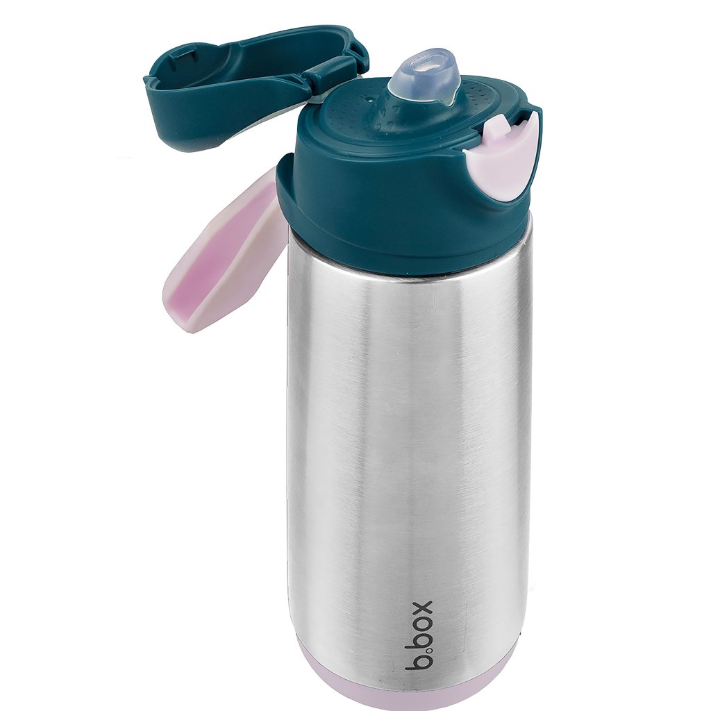 b.box Stahlthermosflasche 500 ml - Indigo/Rosa