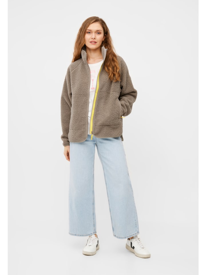 Derbe Fleecejacke Kuschelby in Cobblestone günstig kaufen