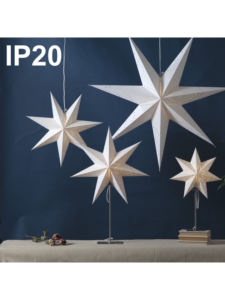 STAR Trading Hängeleuchte Stern 'Sensy', creme, 54x51cm günstig kaufen onesize