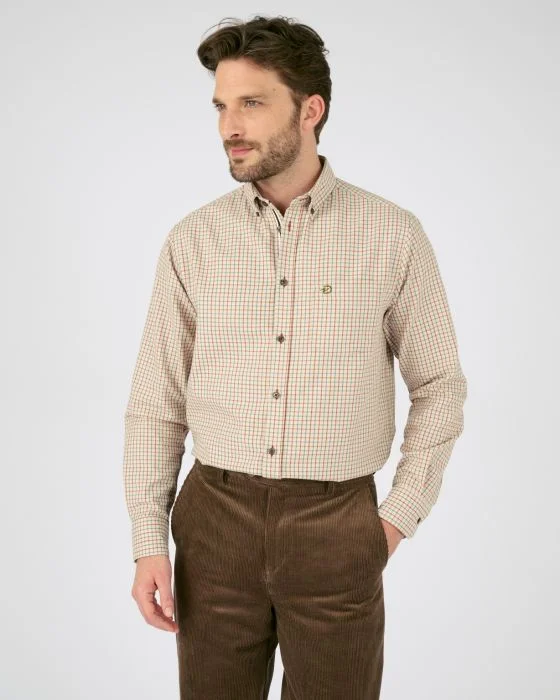 Chemise chaude à carreaux manches longues polycoton Thermolactyl