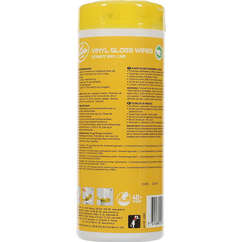 Turtle Wipes vinyl gloss Turtle Wax