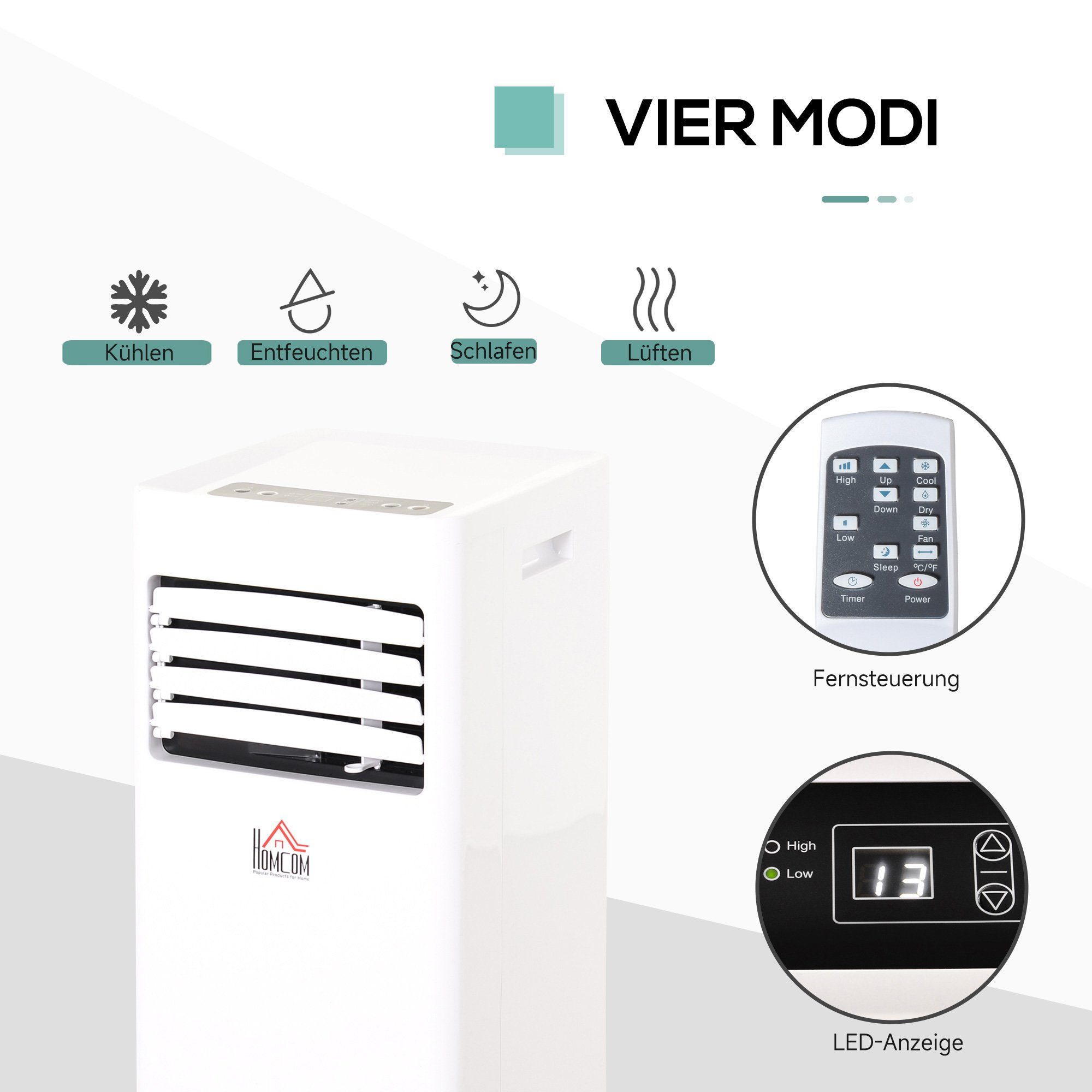 HOMCOM 3-in-1-Klimagerät 823-003V91