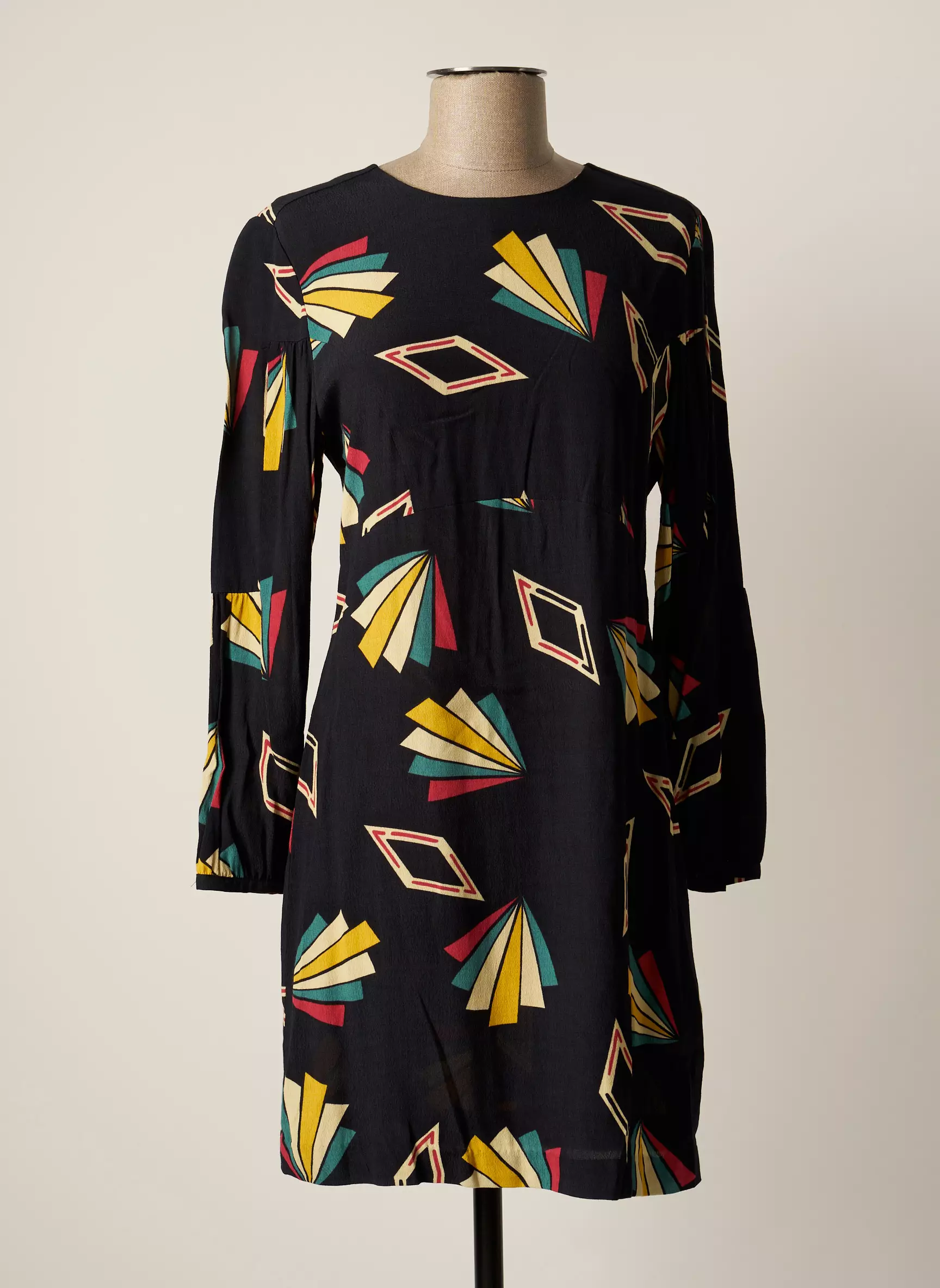 Ba Sh Robes Mi Longues Femme couleur noir