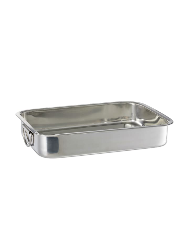 relaxdays Auflaufform Set 3 teilig in Silber günstig kaufen onesize
