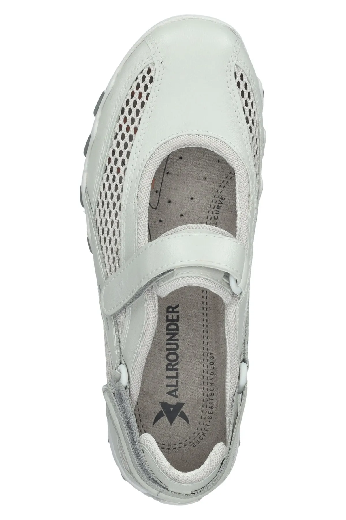 Allrounder  Flacher Schuh - Weiß - Flacher Absatz