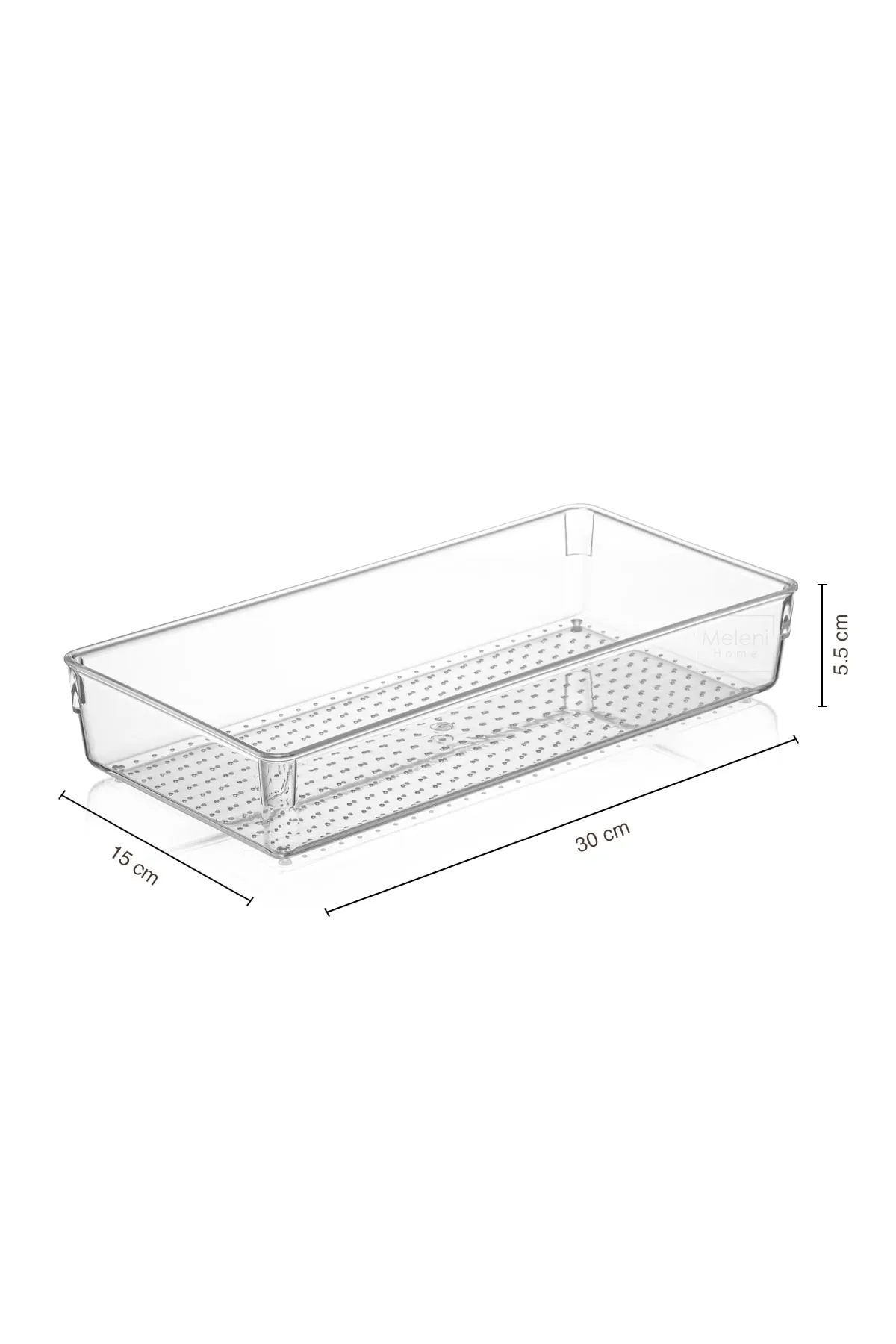 Meleni Home  Modularer Schubladen-Organizer, Make-up-Schmuck-Organizer – Büro-Desktop-Organizer 30,5 x 15 cm