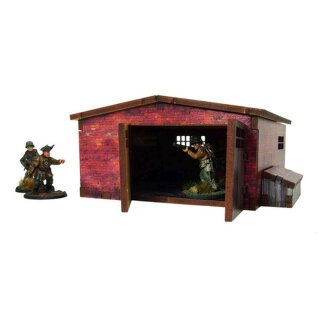 WW2 Normandy Large Brick Shed  (PREPAINTED)