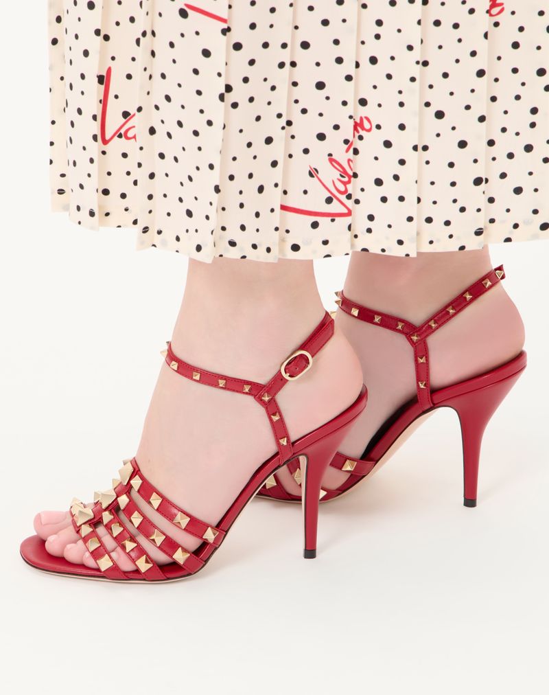 Rockstud Kidskin Sandal 100mm