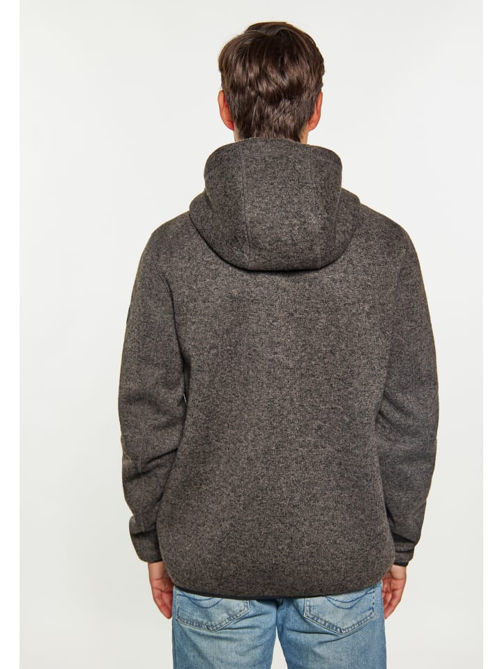 Schmuddelwedda Strickfleeceblouson in Grau Melange günstig kaufen