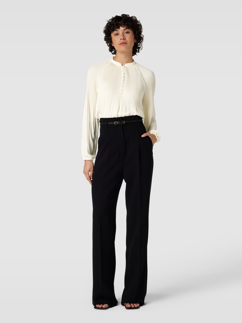Blusenshirt mit Biesen Modell 'VERSILLA' in offwhite