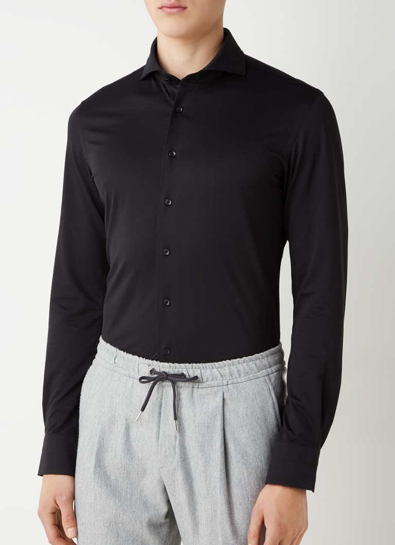 Profuomo Slim fit košulja od mješavine pamuka