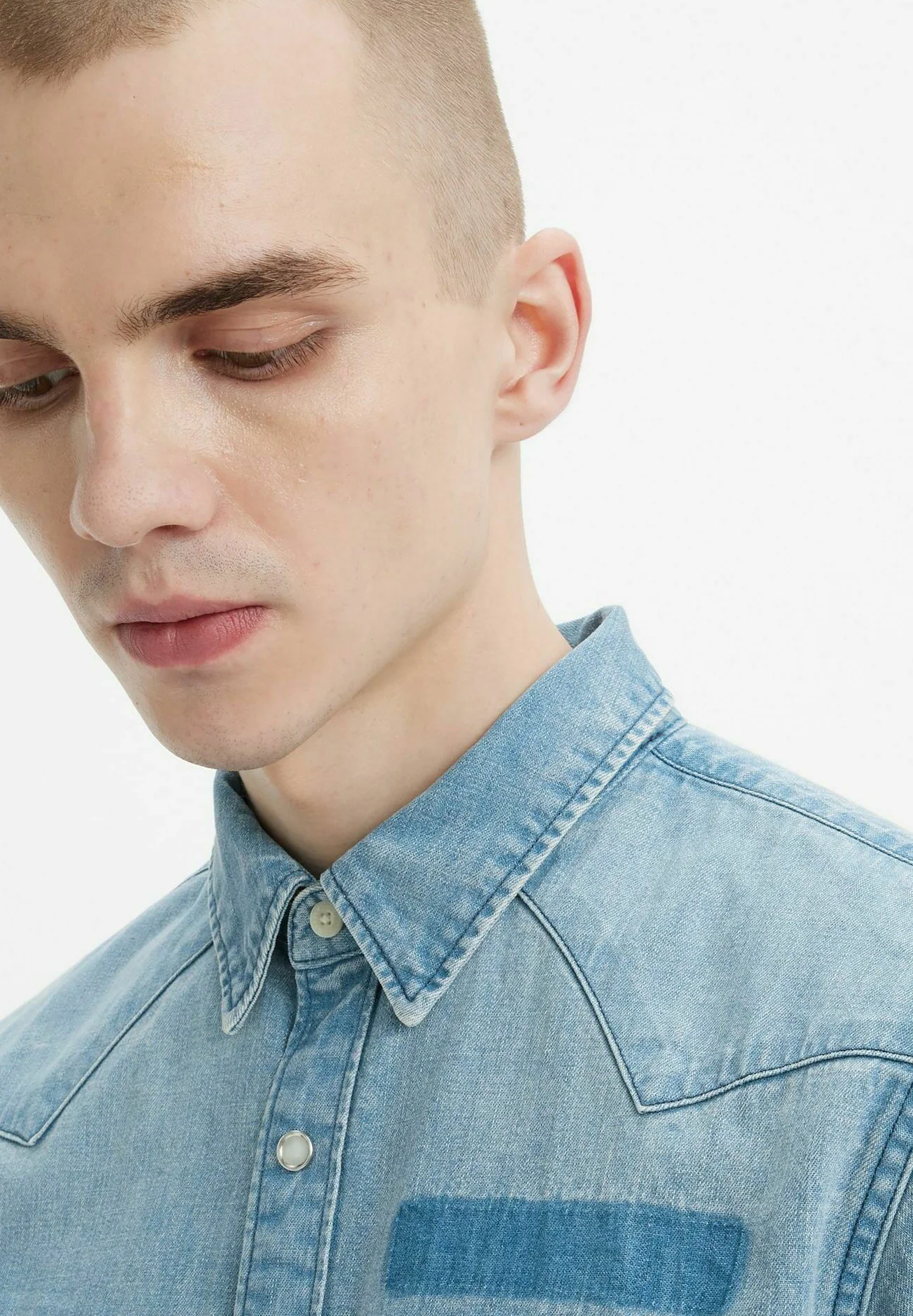 Levi's® SAWTOOTH RLX FIT WESTERN T2 MT MARCY MED - Chaqueta vaquera