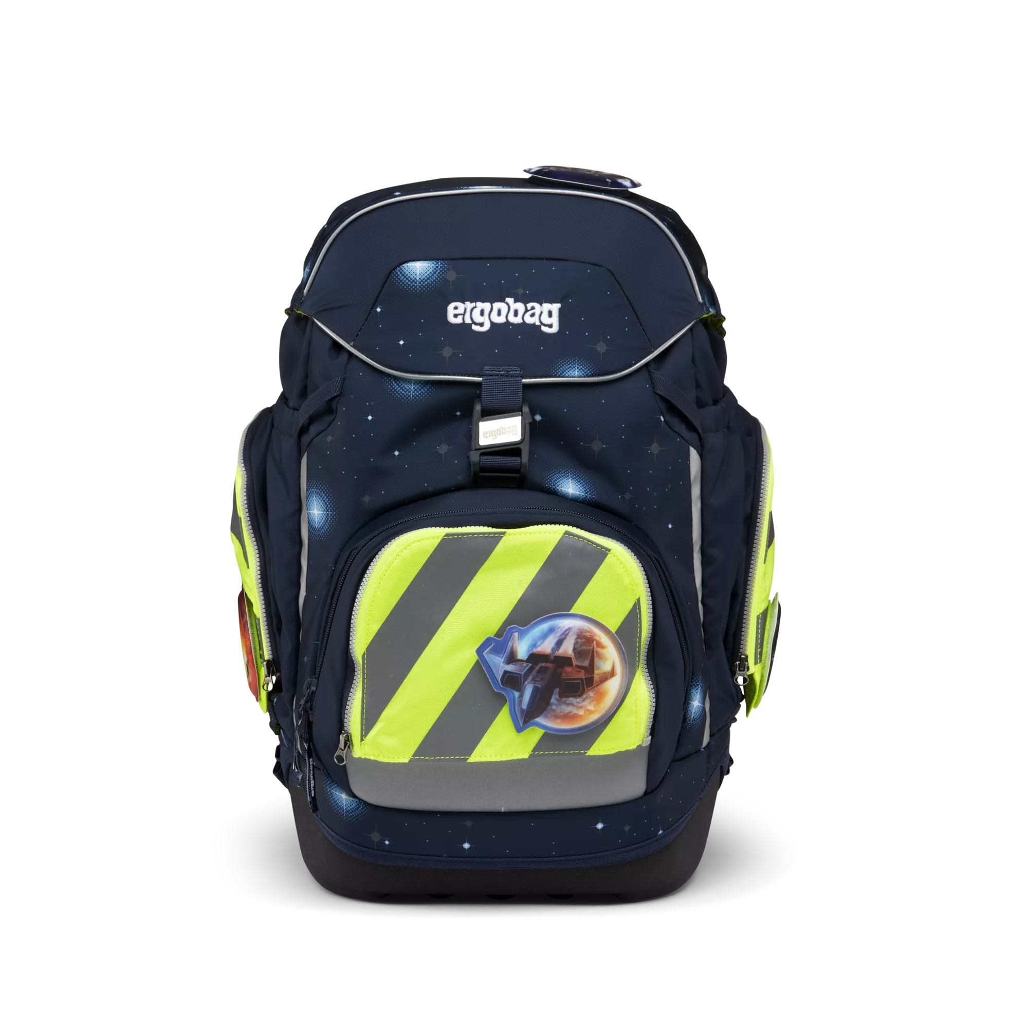 ergobag Zip-Set mit Reflektorstreifen Gelb