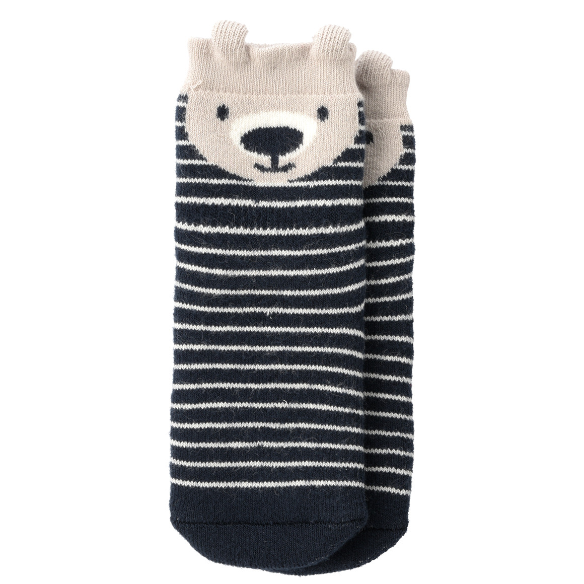 2 Paar Newborn Socken mit Tier-Motive