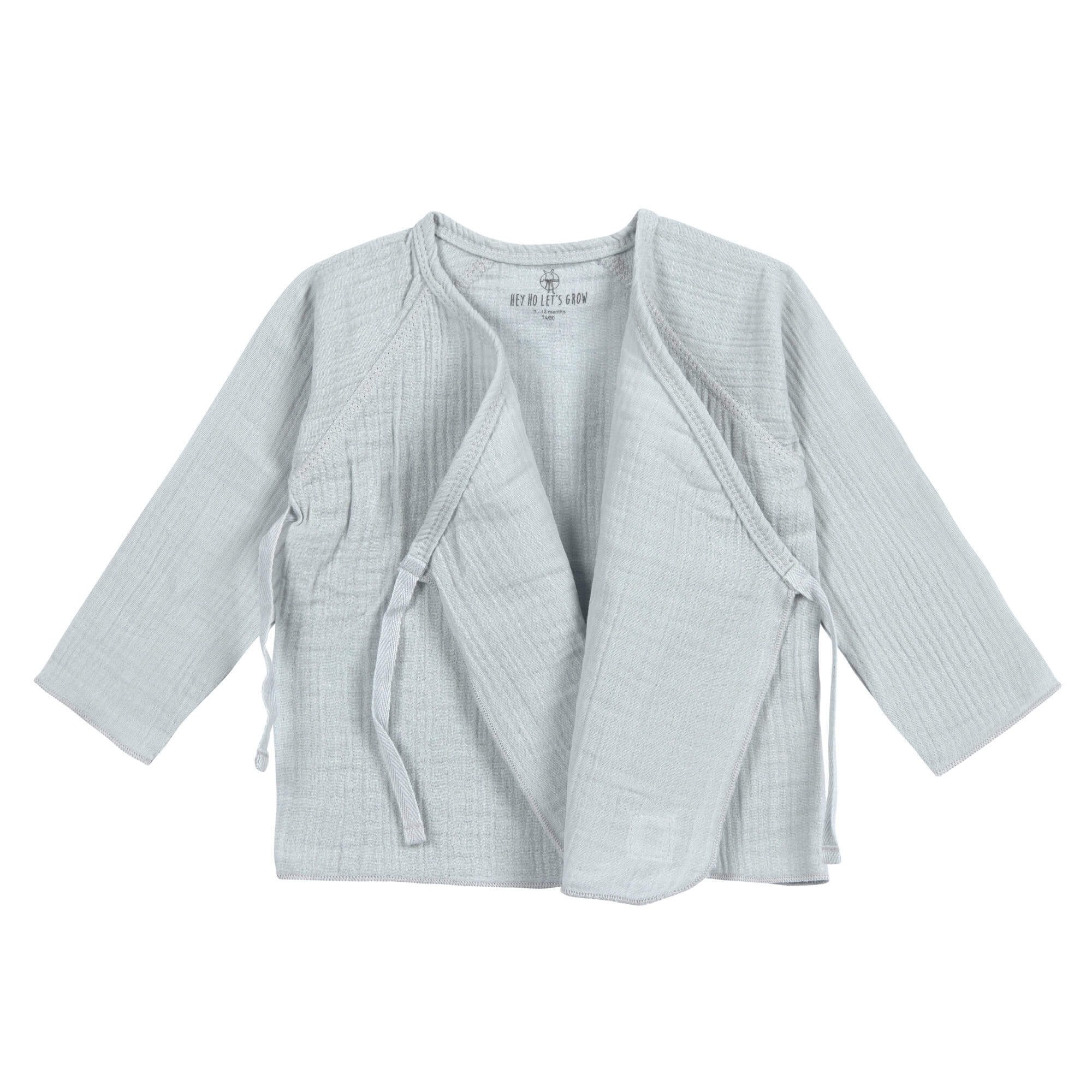 Musselin Wickelshirt - Bio Baumwolle, Blau