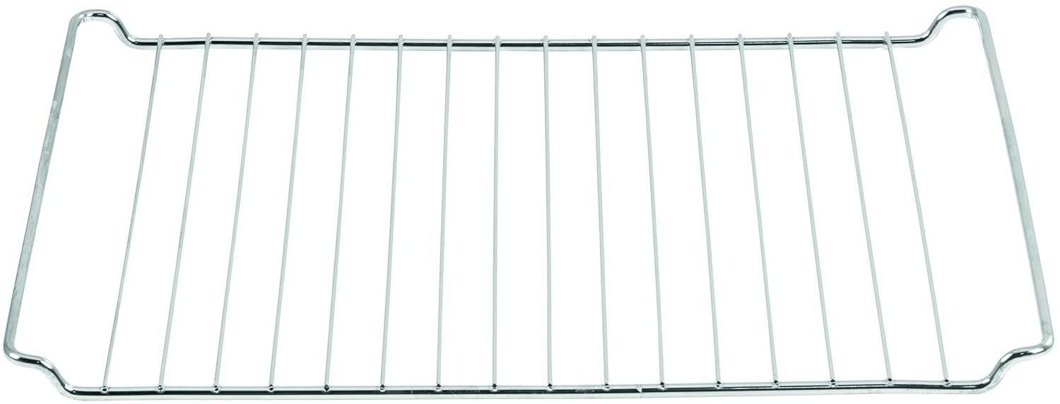 ICQN Backofenrost 422 x 370 mm Gitter, Fettpfanne für Backofen und Herd, Nickel, (1-St), Passend für ELECTROLUX, AEG, IKEA, ZANUSSI, Kratzfest & Rostfrei