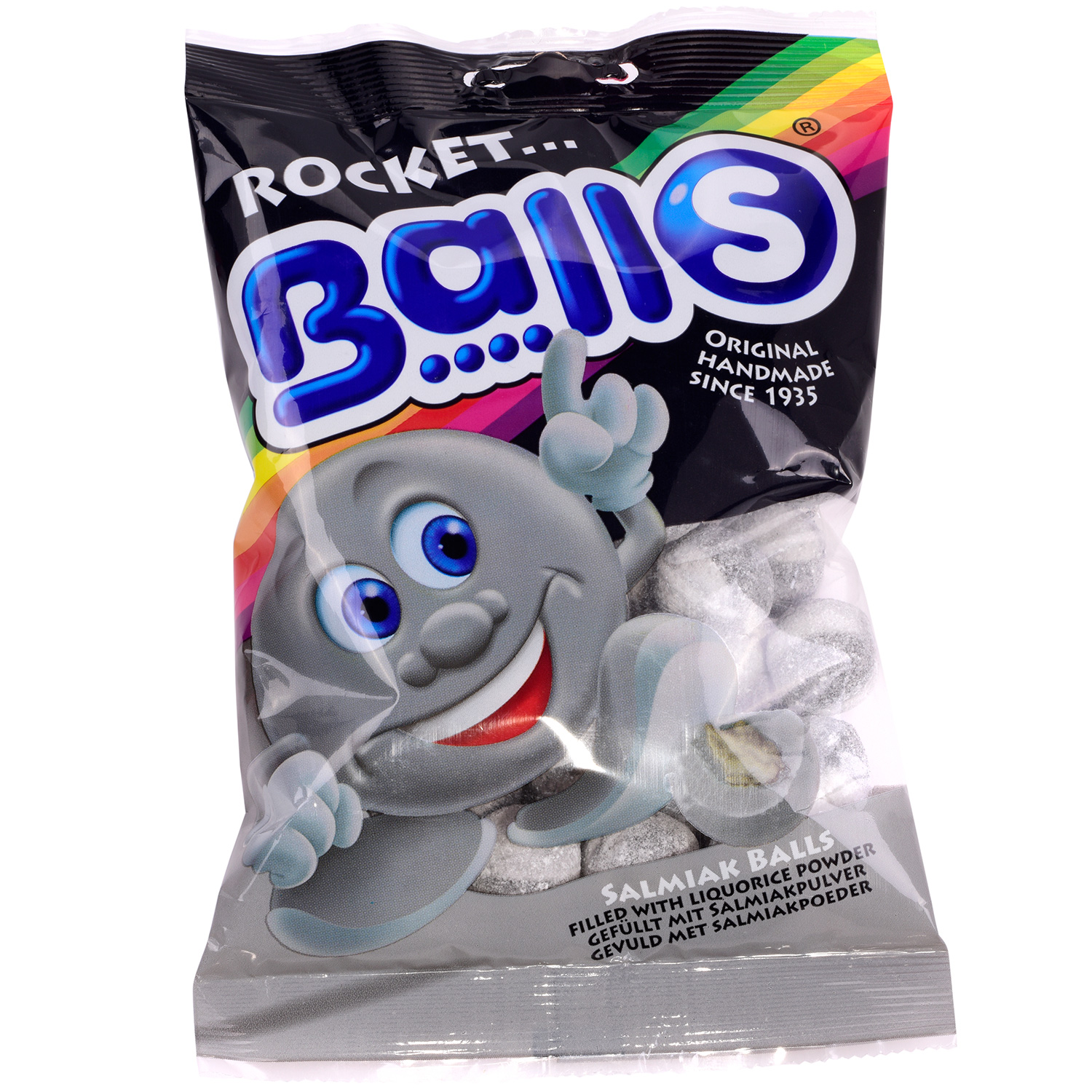 Rocket Balls Salmiak-Kugeln 200g