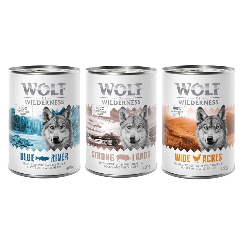 Probierpaket Wolf of Wilderness Nassfutter