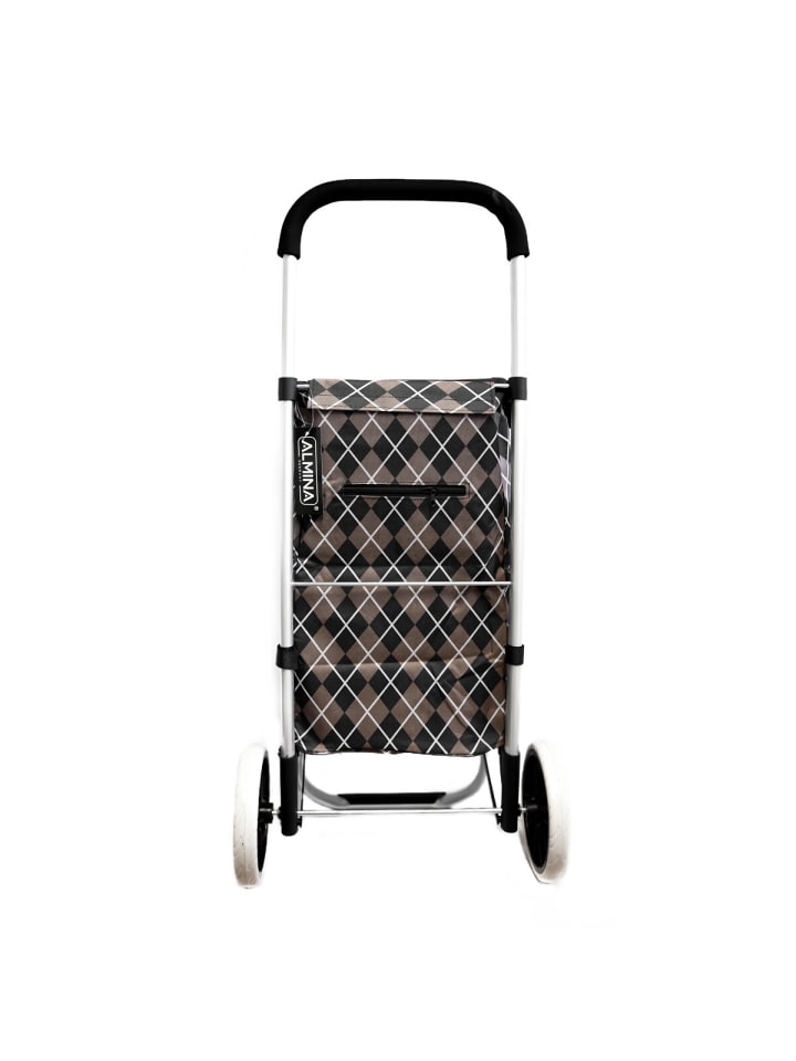 Almina 40L Einkaufstrolley aus Alu in Braun günstig kaufen onesize
