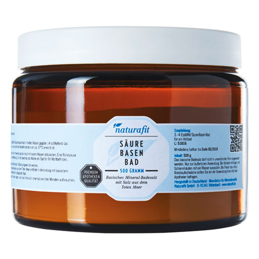 NATURAFIT Säure Basen Bad  500 g  Pulver