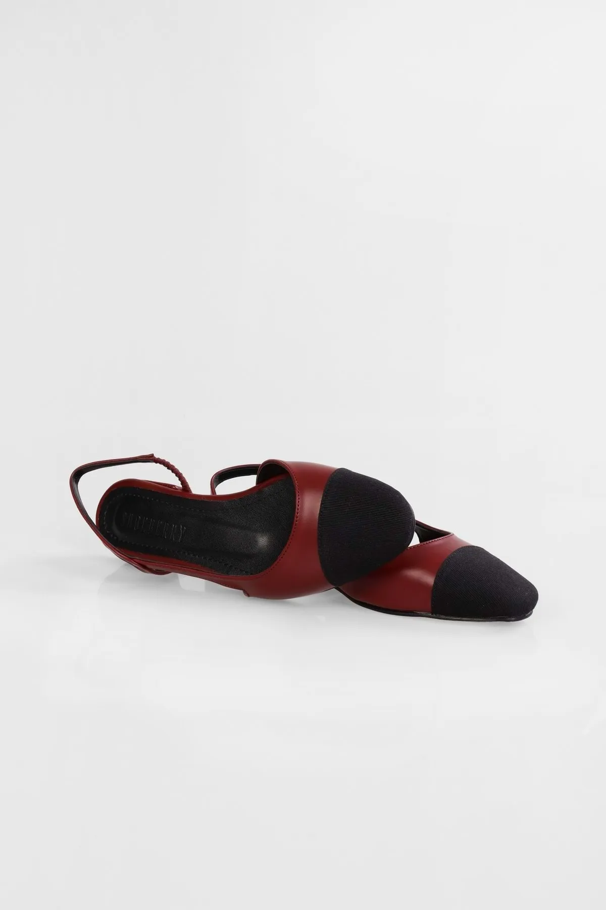Shoeberry  Sefre Burgundy Skin Lässige Ballerinas für Damen
