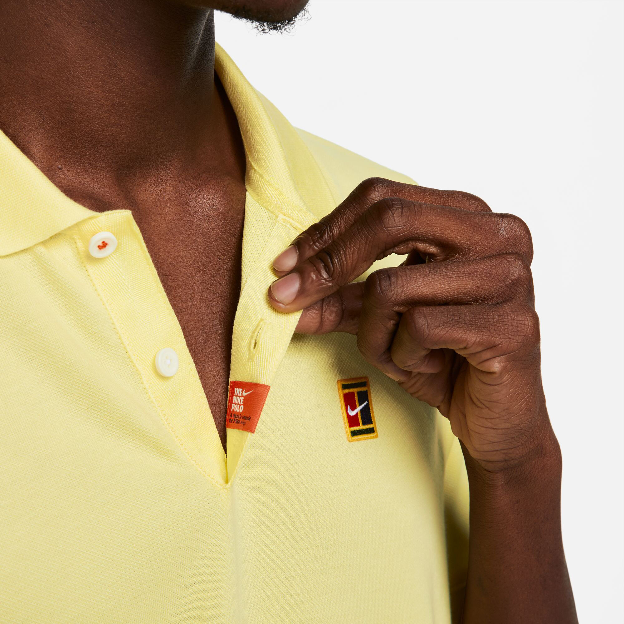 Dri-Fit Heritage Slim 2 Polo Herren - Gelb