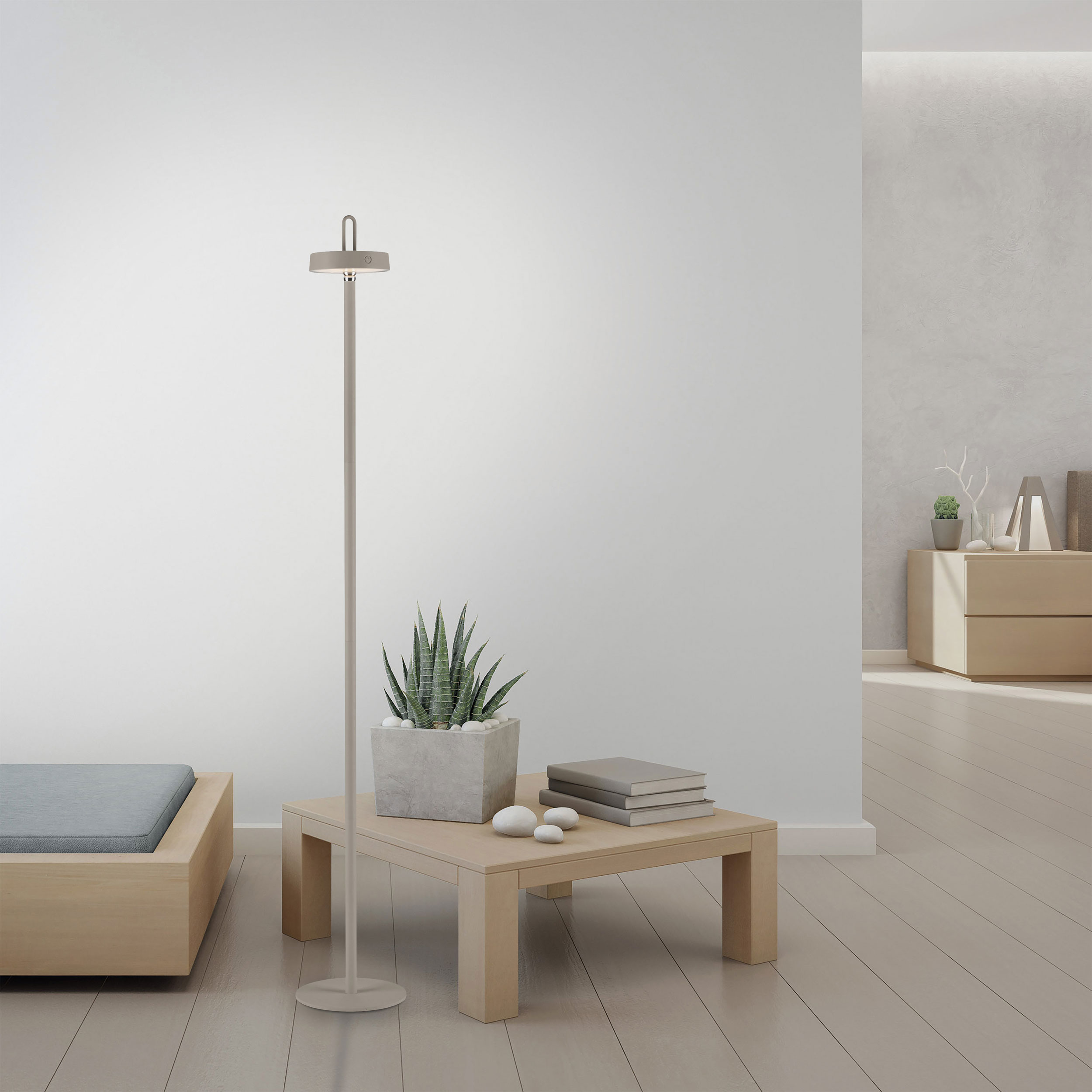 JUST LIGHT.LED-Akku-Stehleuchte 1flg